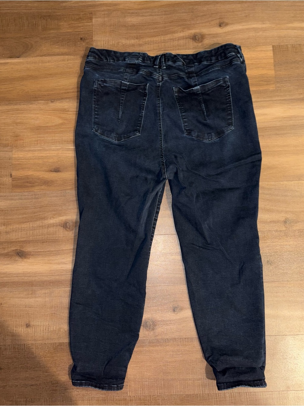Good American Dark Indigo High-Rise Ankle Jeans - Picture 2 of 3